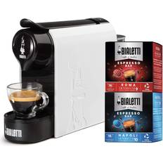Bialetti Gioia + 32 Caps Automatica Potenza 1200 Watt Colore Nero + 32 Capsule di Caffè Incluse