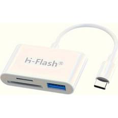 Temu H-Flash 3-in-1 USB-C SD Card Reader Adapter