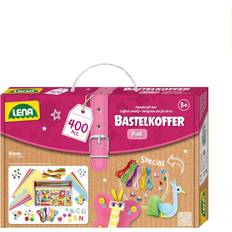 Lena Knutselkoffer Roze 400 stuks