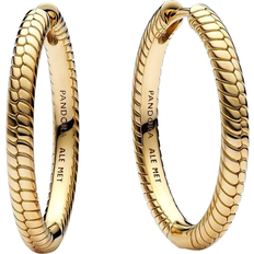Pandora Moments Charm Hoop Earrings - Gold