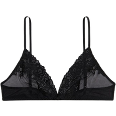 H&M Soft Lace Bra - Black