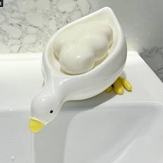 Temu Self-Draining Duck-Shaped Soap Dish