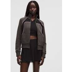 Kläder Lululemon Sweatshirt Aus Schwerem French-Terry Mit Durchgehendem Reißverschluss SLNSH Kollektion Für Frauen - Stoney/Black