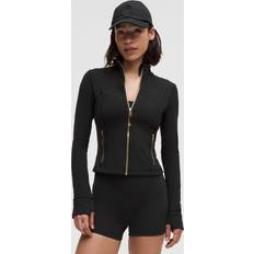 Ytterkläder Lululemon Define Crop-Jacke Nulu für Frauen - Black/Gold