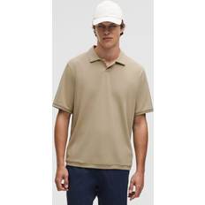 Pikétröjor Lululemon Strukturiertes Kurzarm-Poloshirt aus Mesh für Männer - Sheer Oak