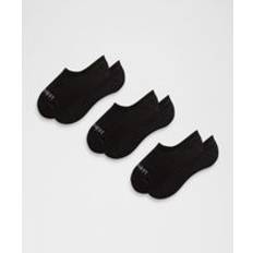 Lululemon Unisex Daily Essential No-Show Socks 3er-Pack - Black