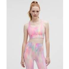Lululemon Energy Longline Bra Medium Support B–D Cups Wash - Batik/Neon