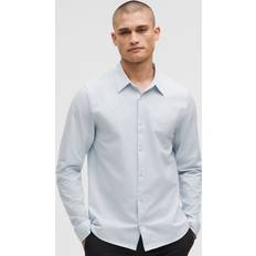 Lululemon Herr Skjortor Lululemon New Venture Langarmshirt er Slim Fit für Männer - Starch Blue