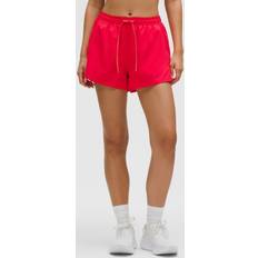Lululemon Byxor & Shorts Lululemon Pace Rival Shorts Hohem Bund Für Frauen - Red Glow
