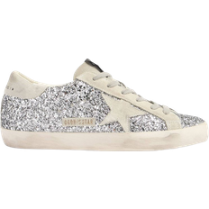 Viscose Trainers GOLDEN GOOSE Super-star Glittered W - Ice Grey