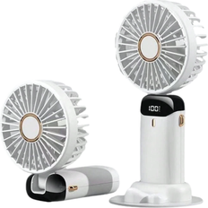 Handventilatoren Shein Stay Cool on the Go: Small Portable USB Fan - Mobile and Rechargeable White