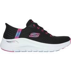 Skechers slip ins: pink Skechers Slip-ins Arch Fit 2.0 Easy Chic W - Black/Hot Pink