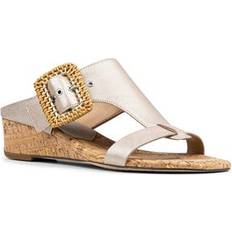 Silver Slides Donald Pliner - Vine Leather