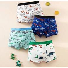 Shein Boys Dinosaur Print Briefs - Toddler Kids Boxer Shorts