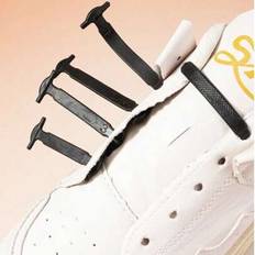 Shoe Laces on sale Shein 16 Pcs Pack White Silicone No Tie Shoe Laces
