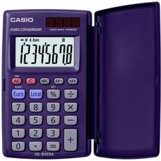 Calculatrices Casio HS-8VERA Calculatrice de poche bleu foncé Ecran: 8 solaire, à pile(s) (l x H x P) 62.5 x 10 x 104 mm