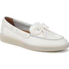 White - Women Boat Shoes Naturalizer Keel Boat Shoe Shoes - Warm White Leather