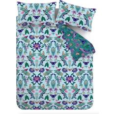 Catherine Lansfield Mya Tropical Duvet Cover Multicolour, Blue (200x140cm)