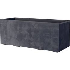 Fritstående - Plast Plantekasser Deroma Millenium - Anthracite Plantekasse