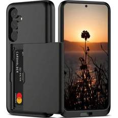 Samsung a35 og samsung a55 Shein Compatible With Samsung S25 Ultra S24 Ultra S23 Ultra A35 A55 A56 Wallet Case Card Slot Holder Dual Layer Hard Cover