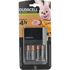 Duracell High Speed Battery Charger with 2 x AA and 2 x AAA Batteries