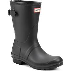 Women Rain Boots Hunter Original Short Adjustable Rain Boot - Black