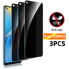 Screen Protectors Shein 3 Pcs Privacy Screen Protector Compatible With OPPO Anti-Spy Tempered Glass