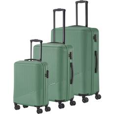 Travelite Bali Suitcase 3 delar - Green