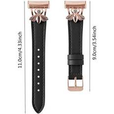 Shein Luxury Black Strap For Fitbit Versa 4/3 And Sense 2/Sense
