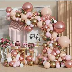 Rose Gold Balloons Shein Rose Gold Balloon Garland Kit 102pcs