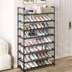 Shein 8-Tier Metal Pipe Organizer Shoe Rack