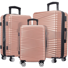 Touch of Venetian Lightweight Spinner Set of 3 - Rose Gold