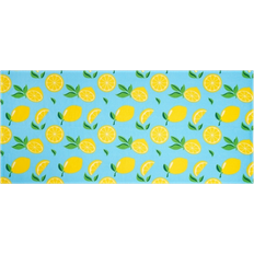 Polyester Bath Towels OHS Lemon Print Bath Towel Blue, Yellow (152x71cm)