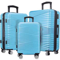 Touch of Venetian Lightweight Spinner Set of 3 - Light Blue
