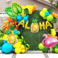 Green Balloon Arches Shein Flamingo Pineapple Tropical Balloon Arch Kit 129pcs
