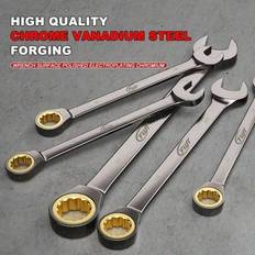 Shein Chrome Vanadium Fixed Head Set 6mm-32mm Ratchet Wrench