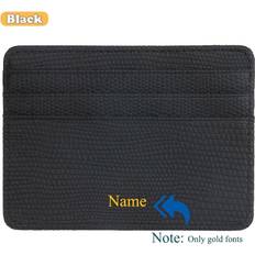Temu Minimalist Leather Card Holder Wallet - Slim