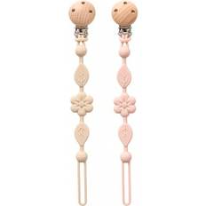 Shein Baby Silicone Pacifier Clip Holder 2pcs