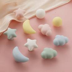 Shein Solid Ceramic Cartoon Cute Macaron Color Cabinet Drawer Wardrobe 1pc