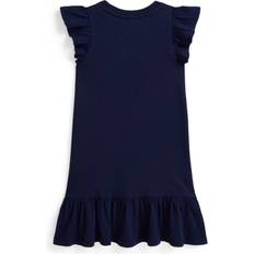 Vestidos Polo Ralph Lauren Vestido - Navy/Azul Claro/Marrôn - Offwhite