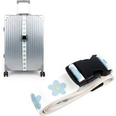 Luggage Straps Shein 2m White With Blue High Quality Digital Printing Adjustable Luggage Strap Packing Belts
