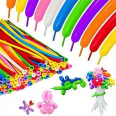 Party Latex Balloons Shein Vibrant Multi-Color Modelling Balloons Kit 30/50/100/200pcs