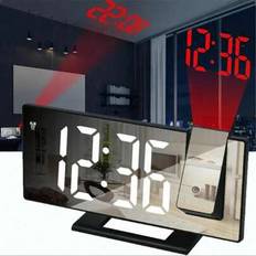 Shein Mirror Projection LED Clock Multifunctional USB Power