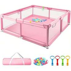 Shein Baby Playpen For Babies And Toddlers With Mesh Walls