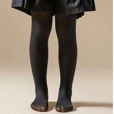 L Pantyhoses Children's Clothing Shein Girls Skinny Pantyhose - Black