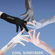 Silk Gloves & Mittens Shein Summer Thin Breathable Fingerless Gloves - Women's