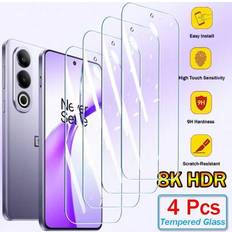 Screen Protectors Shein 4 Pcs Tempered Glass Screen Protector For OnePlus Nord CE4 CE3 CE2 CE 4 3 2 Lite N30 N20 N300 N200 N100 N10 SE 10R 10T 9 9 RT 9RT 9RT 9RT 9RT 9R 8T 7 7T A