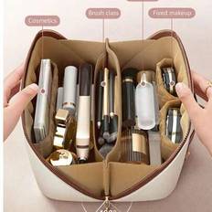 Brown Cosmetic Bags Shein Summer Travel Cosmetic Bag - Waterproof