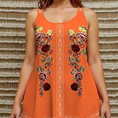 Florals Tank Tops Shein Plus Size Women Vintage Floral Print Casual Tank Top