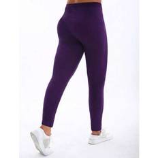 Shein Women Plus Size Leggings - Purple